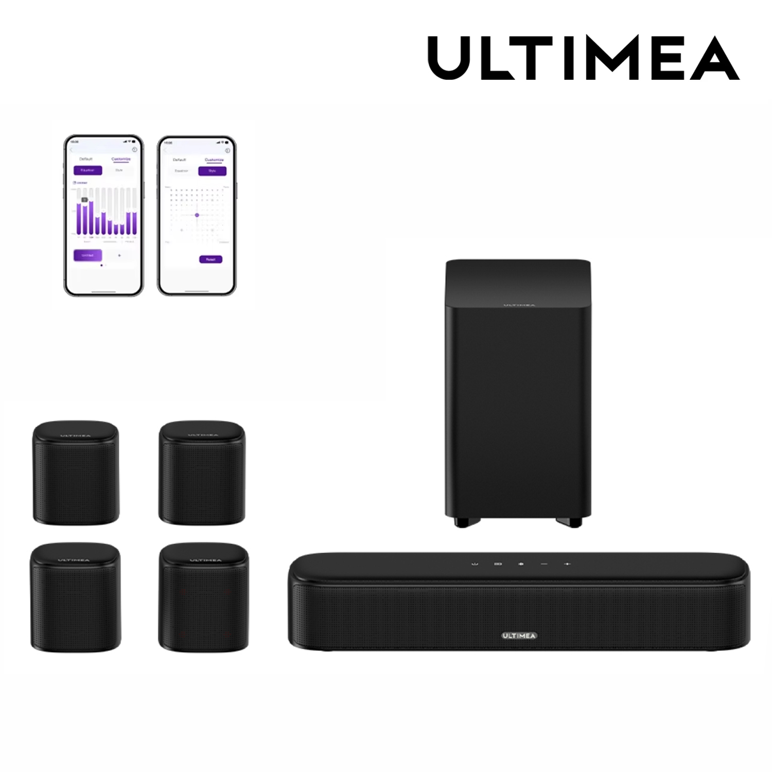 Home Cinema Tv - ULTIMEA 7.1-kanaals soundbar-systeem voor tv met
